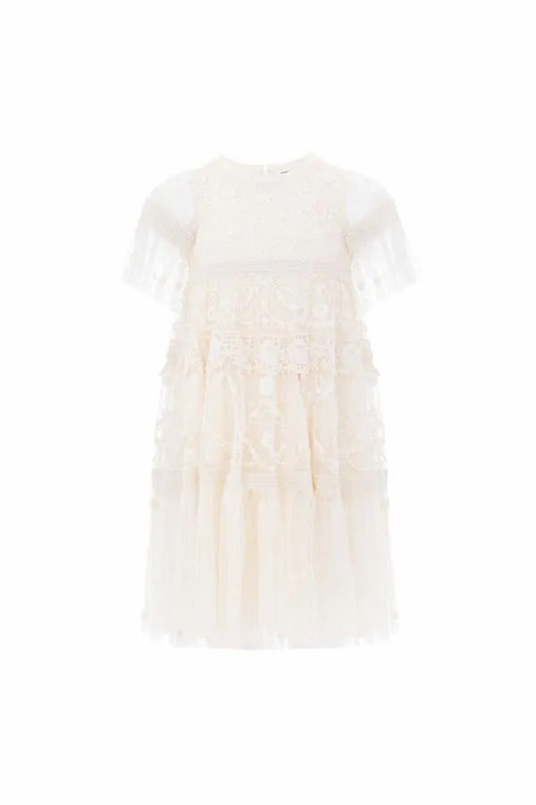 KIDS Needle and Thread Midsummer Lace Kids Dress Champagne KIDS Needle and Thread Midsummer Lace Kids Dress Champagne