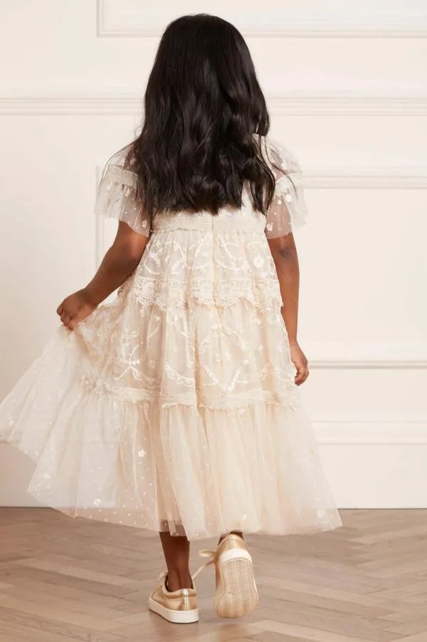 KIDS Needle and Thread Midsummer Lace Kids Dress Champagne KIDS Needle and Thread Midsummer Lace Kids Dress Champagne