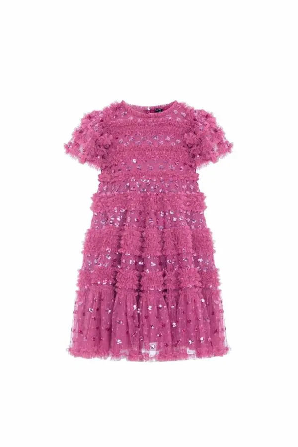 KIDS Needle and Thread Vivian Kids Dress Pink KIDS Needle and Thread Vivian Kids Dress Pink