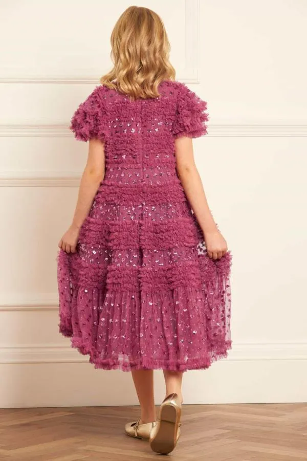 KIDS Needle and Thread Vivian Kids Dress Pink KIDS Needle and Thread Vivian Kids Dress Pink