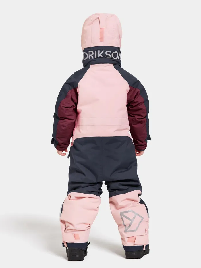 Kids Neptun Coverall Dusty Pink Didriksons