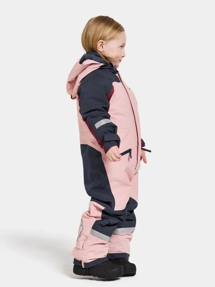 Kids Neptun Coverall Dusty Pink Didriksons