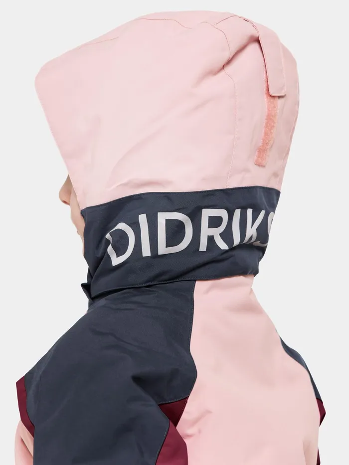 Kids Neptun Coverall Dusty Pink Didriksons
