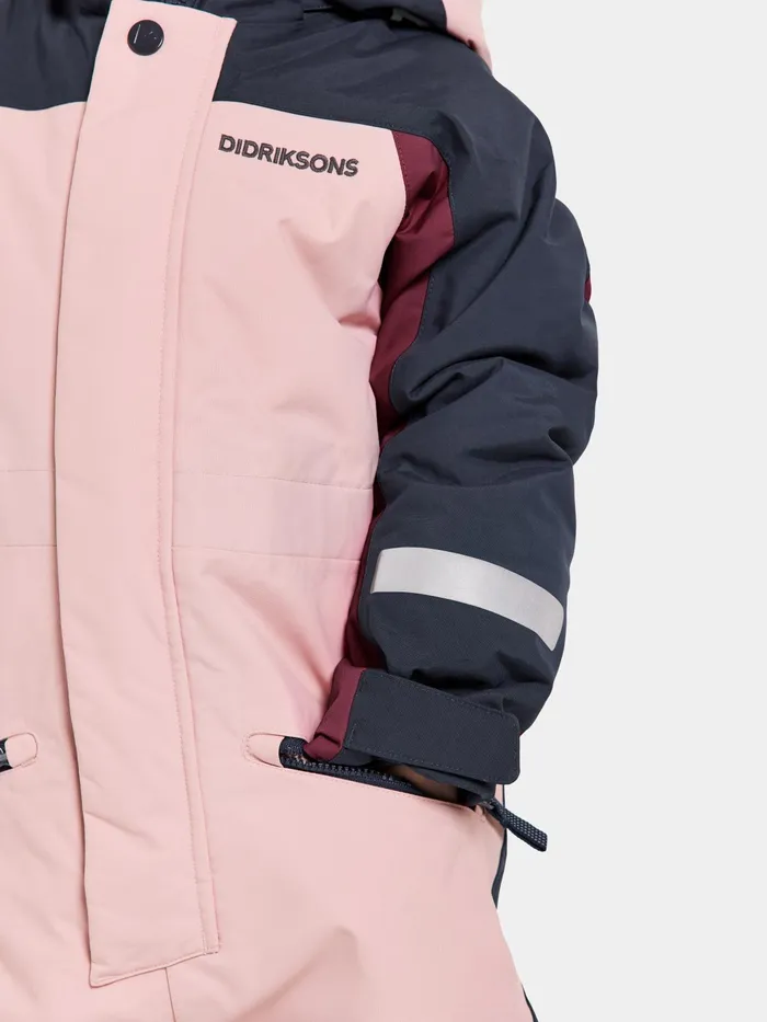Kids Neptun Coverall Dusty Pink Didriksons