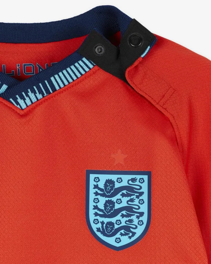 Kids Nike All Clothing England 202223 Away Challenge Redblue Voidblue Fury