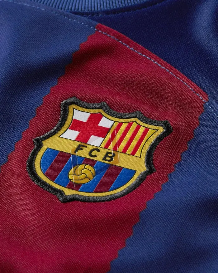 Kids Nike All Clothing FC Barcelona 202324 Home Deep Royal Bluenoble Redwhite