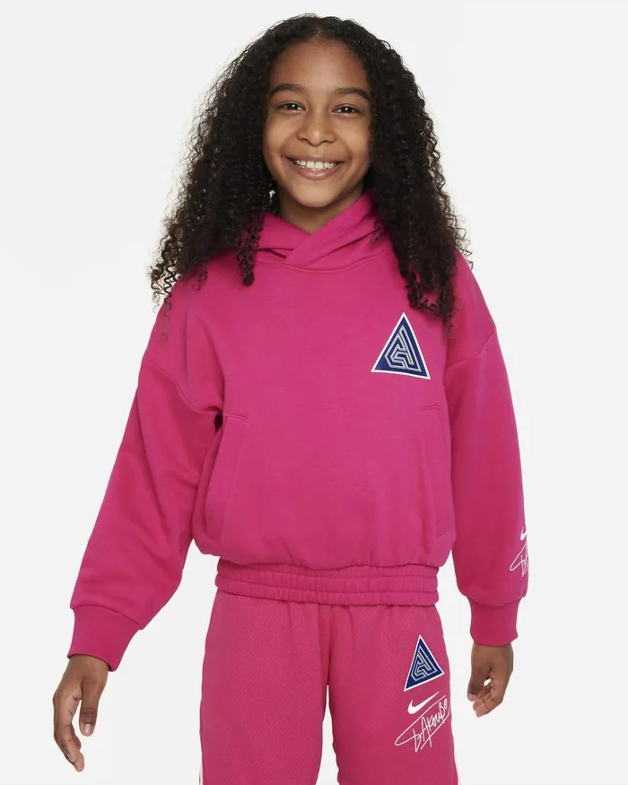 Kids Nike All Clothing Giannis Fireberrywhite
