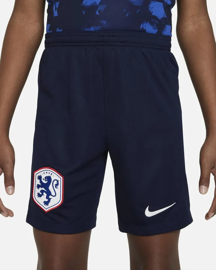 Kids Nike All Clothing Netherlands 2023 Stadium Away Blackened Bluewhite