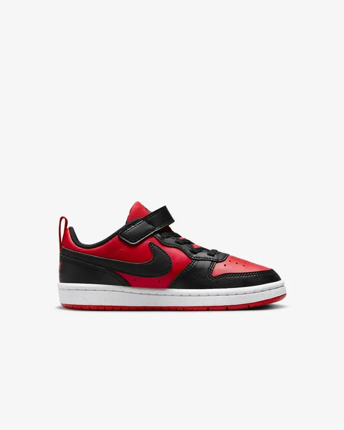 Kids Nike Younger Kids 3 8211 7 Years Court Borough Low Recraft University Redwhiteblack