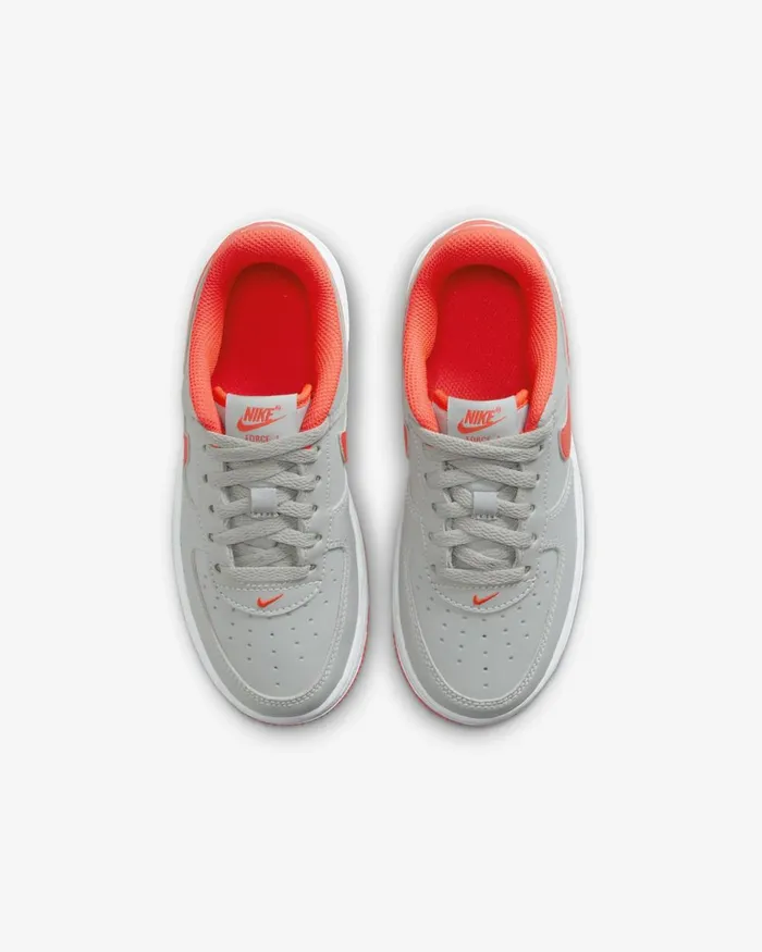 Kids Nike Younger Kids 3 8211 7 Years Force 1 Light Smoke Greywhitebright Crimson