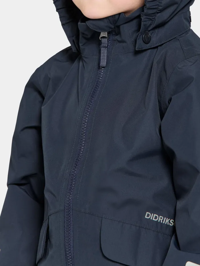 Kids Norma Jacket Navy Didriksons Spring Jackets