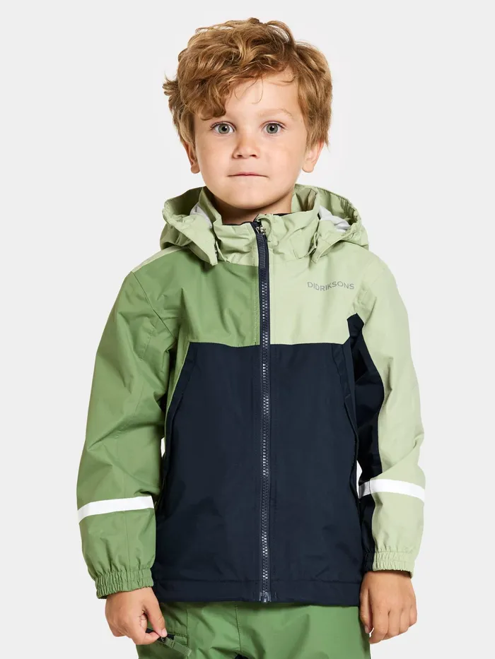 Kids Pilvi Jacket Light Algae Green Didriksons Spring Jackets