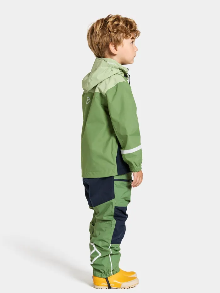 Kids Pilvi Jacket Light Algae Green Didriksons Spring Jackets