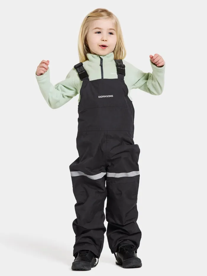 Kids Pilvi Pant Black Didriksons Waterproof Trousers