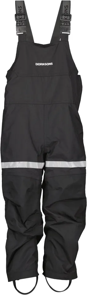 Kids Pilvi Pant Black Didriksons Waterproof Trousers