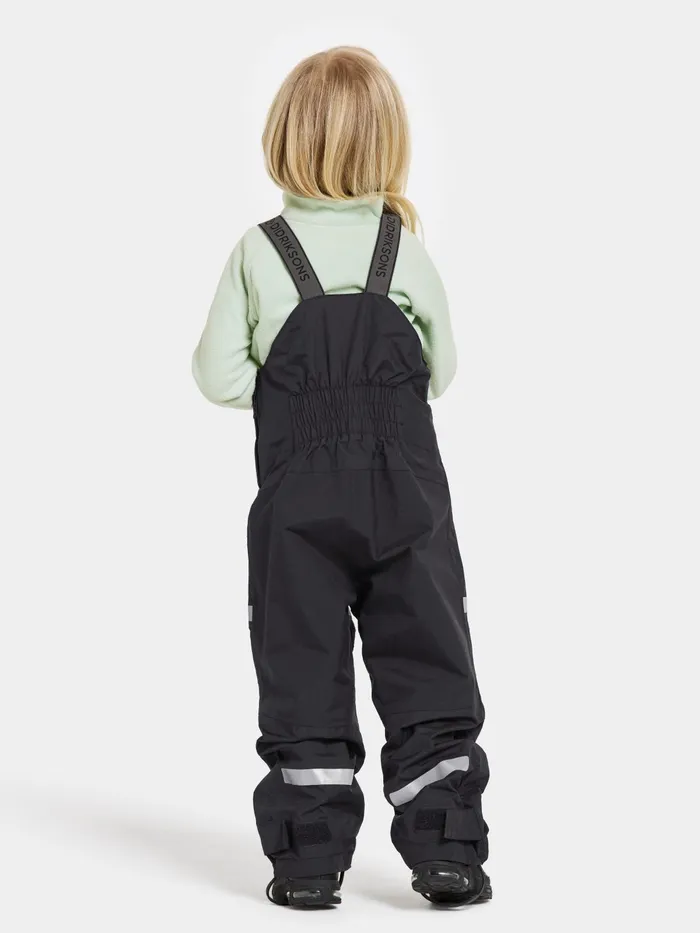 Kids Pilvi Pant Black Didriksons Waterproof Trousers