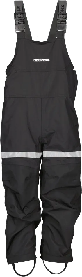 Kids Pilvi Pant Black Didriksons Waterproof Trousers