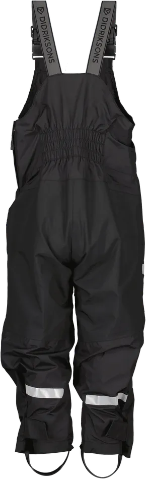 Kids Pilvi Pant Black Didriksons Waterproof Trousers