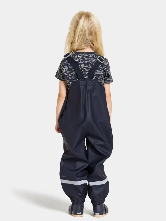 Kids Plaskeman Kid039s Pants Galon Navy Didriksons Waterproof Trousers