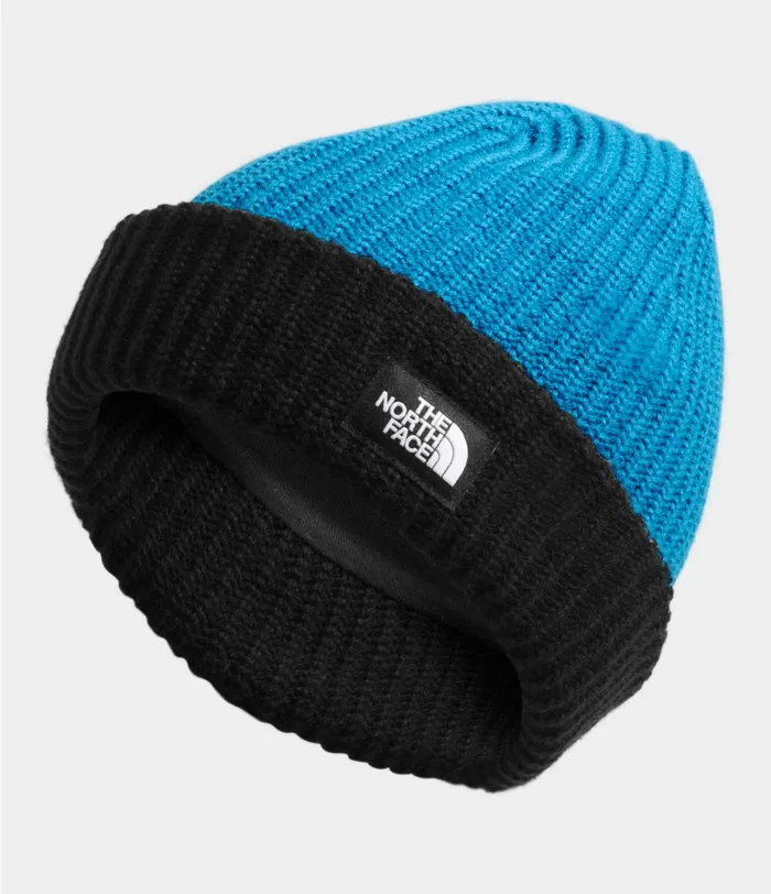 Kids Salty Dog Beanie Clear Lake Bluetnf Black The North Face Beanie