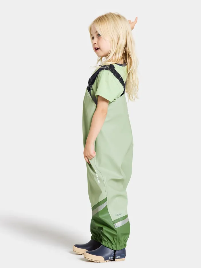 Kids Waterman Set Light Algae Green Didriksons Unlined Rain Set