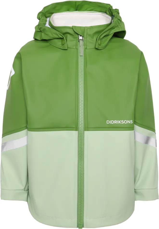 Kids Waterman Set Light Algae Green Didriksons Unlined Rain Set