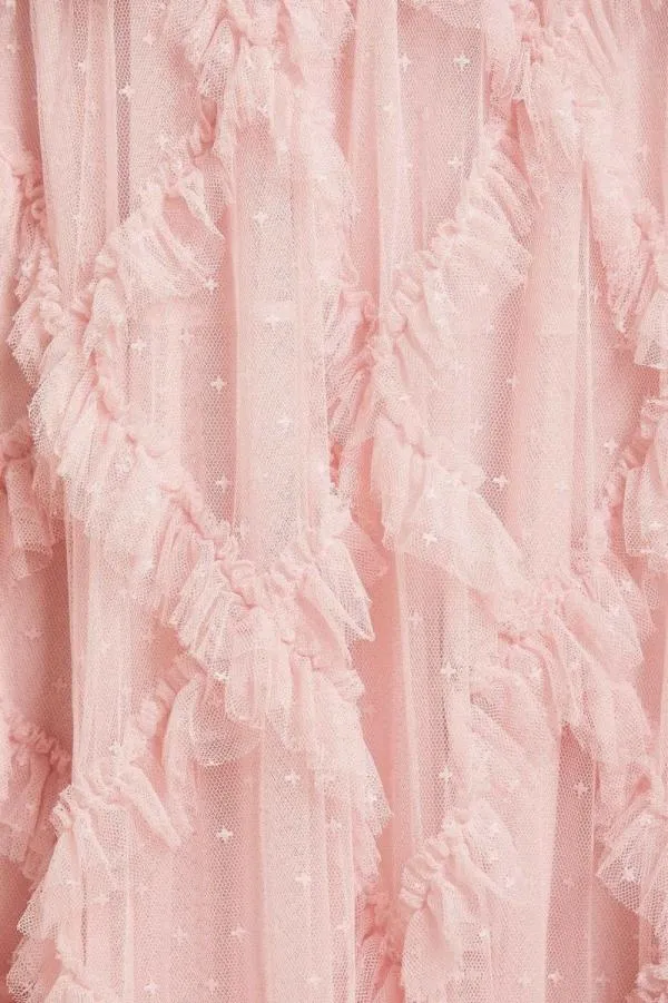 KIDSWomen Needle and Thread Genevieve Ruffle Gown Pink