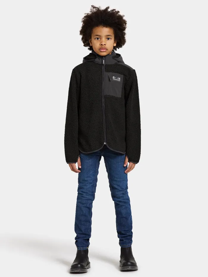 KidsYouth Exa FullZip Black Didriksons Sweaters and TShirts