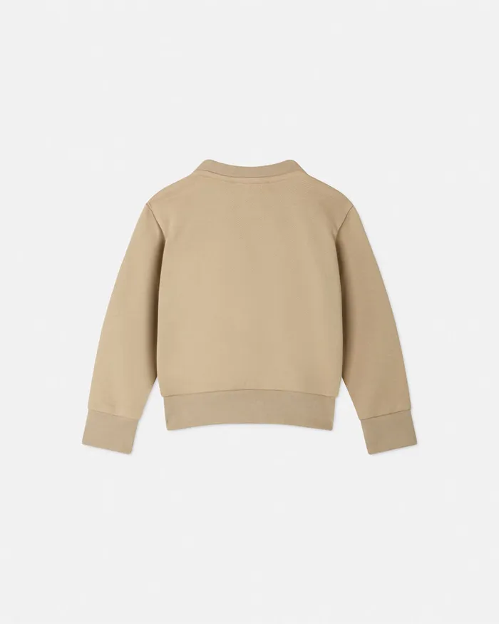 Knitwear and Sweatshirts Kids Versace Love Sweatshirt Beigeprint