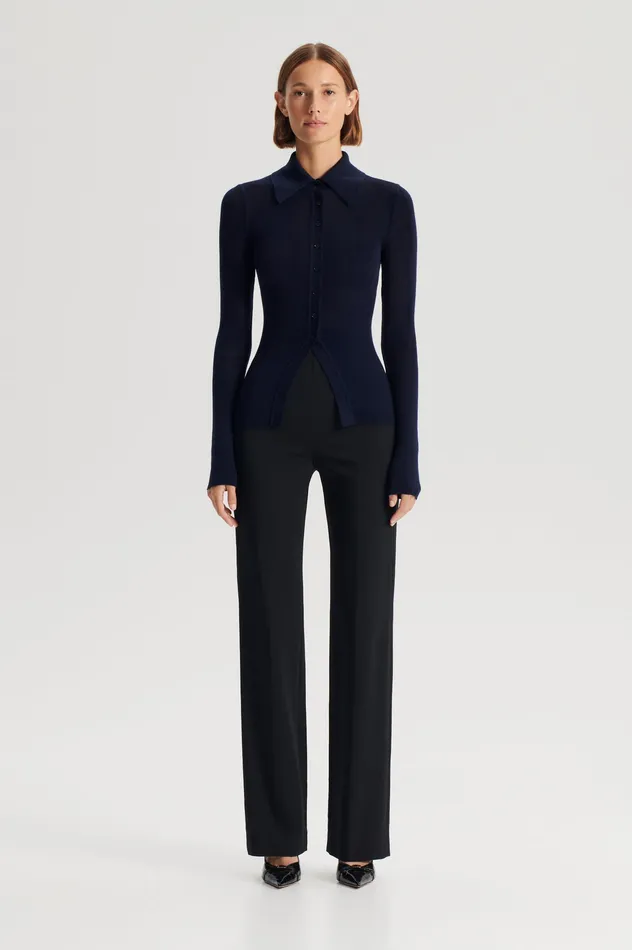 Knitwear BABYWOOL CARDIGAN NAVY ALL Scanlan Theodore Women