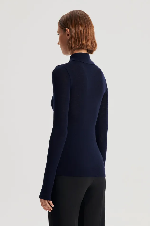 Knitwear BABYWOOL CARDIGAN NAVY ALL Scanlan Theodore Women