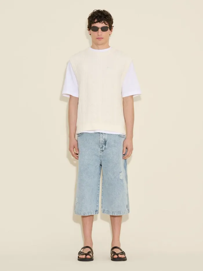 Knitwear Men Holzweiler Collin Vest White