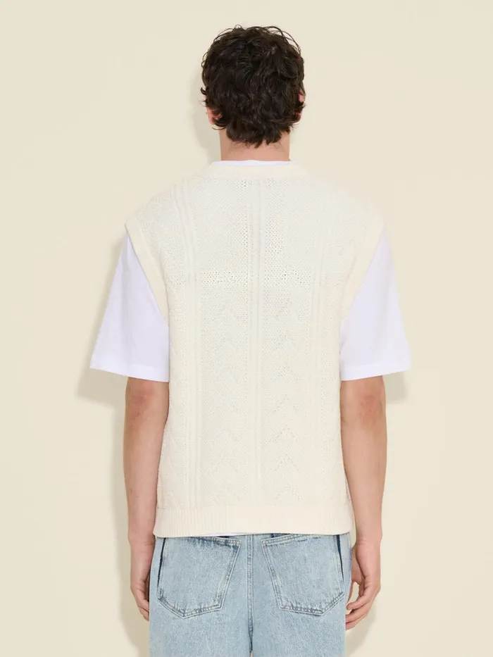 Knitwear Men Holzweiler Collin Vest White