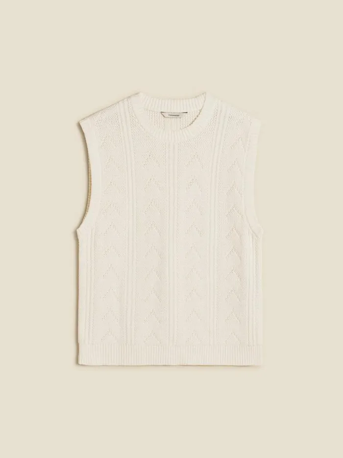 Knitwear Men Holzweiler Collin Vest White