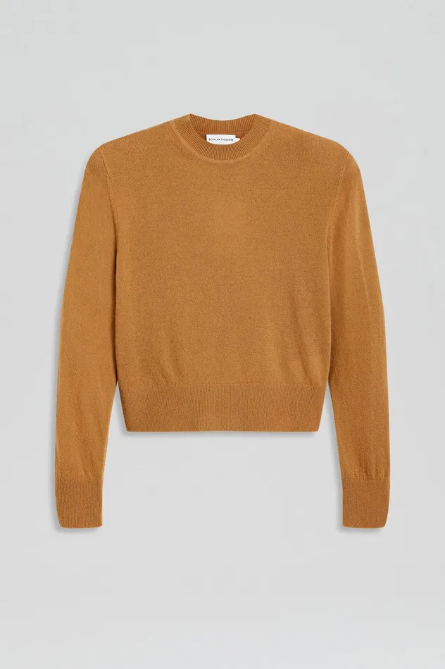 Knitwear Women FINE WOOL SWEATER CAMEL Scanlan Theodore Knitwear Women FINE WOOL SWEATER CAMEL Scanlan Theodore