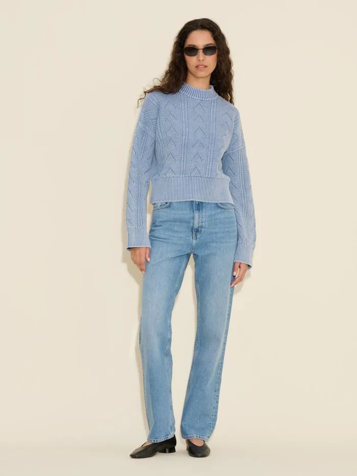Knitwear Women Holzweiler Serena Knit Sweater Lt Blue