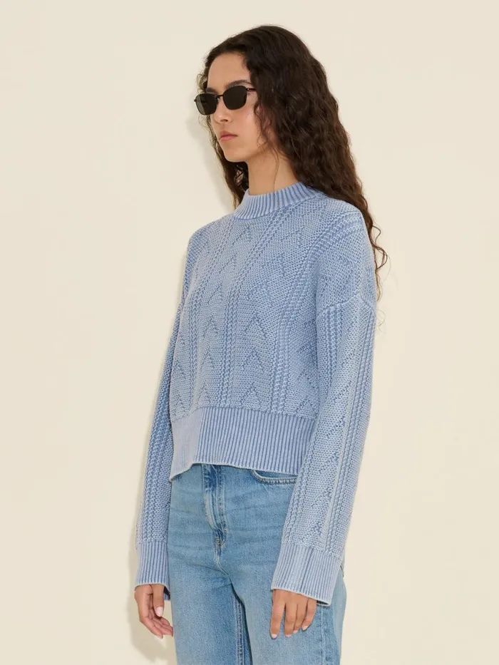 Knitwear Women Holzweiler Serena Knit Sweater Lt Blue