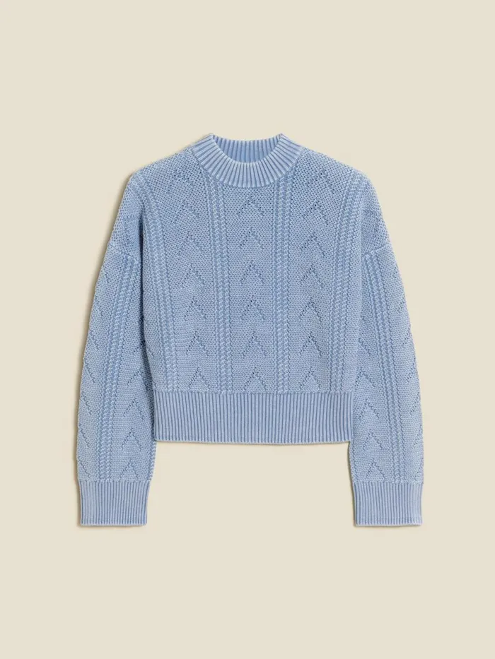 Knitwear Women Holzweiler Serena Knit Sweater Lt Blue