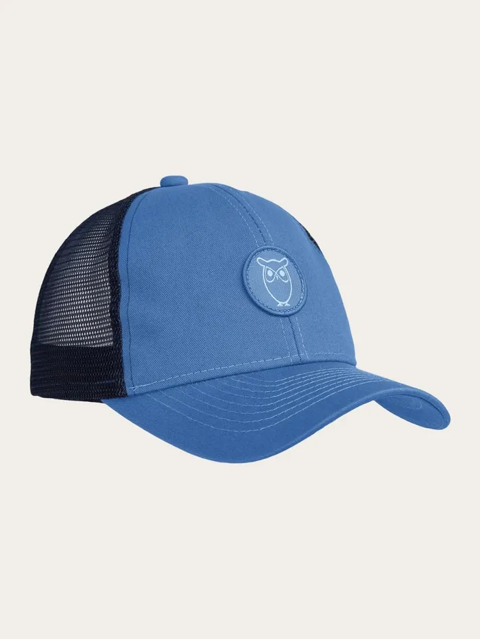 KnowledgeCotton Apparel Accessories Twill Trucker Cap Moonlight Blue 8211 Women