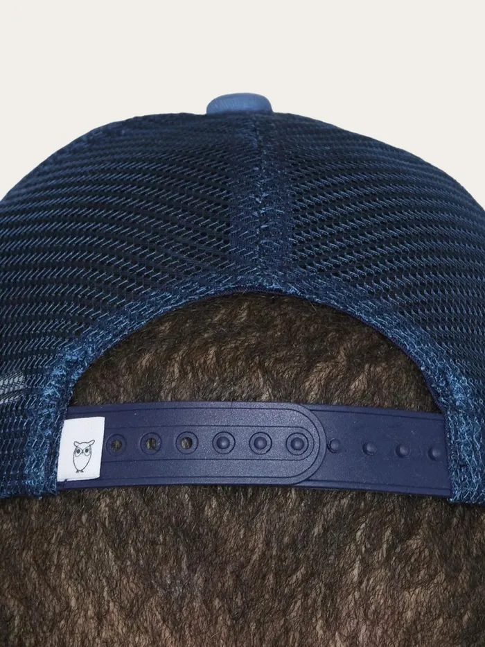 KnowledgeCotton Apparel Accessories Twill Trucker Cap Moonlight Blue 8211 Women KnowledgeCotton Apparel Accessories Twill Trucker Cap Moonlight Blue 8211 Women