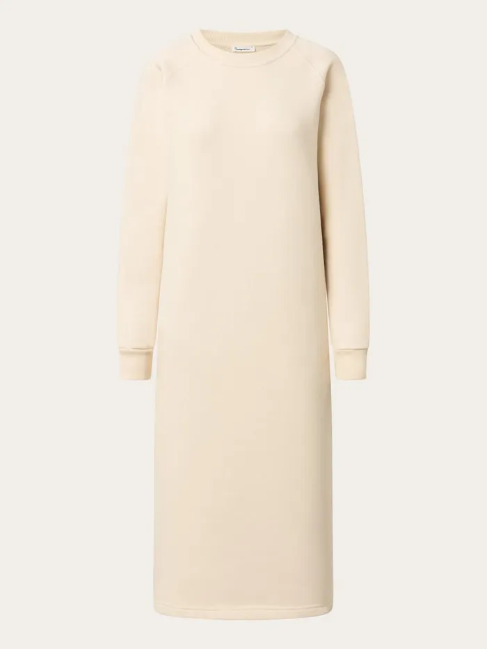 KnowledgeCotton Apparel Dresses And Skirts Twill Sweat Dress Buttercream 8211 Women KnowledgeCotton Apparel Dresses And Skirts Twill Sweat Dress Buttercream 8211 Women