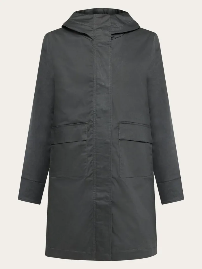 KnowledgeCotton Apparel Jackets And Coats WAXED CANVAS Parka Jacket Gots 8211 Women KnowledgeCotton Apparel Jackets And Coats WAXED CANVAS Parka Jacket Gots 8211 Women