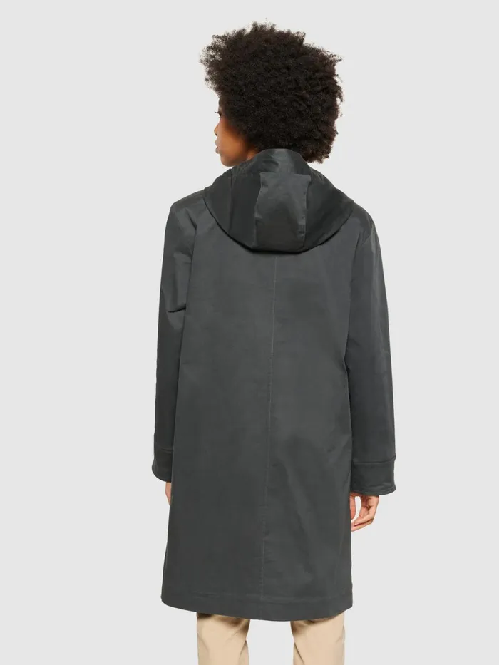 KnowledgeCotton Apparel Jackets And Coats WAXED CANVAS Parka Jacket Gots 8211 Women KnowledgeCotton Apparel Jackets And Coats WAXED CANVAS Parka Jacket Gots 8211 Women