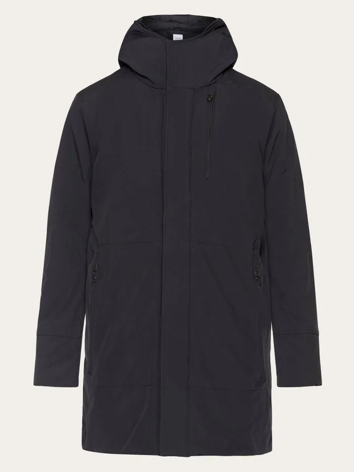 KnowledgeCotton Apparel Jackets And Vests Long Soft Shell Jacket CLIMATE SHELL Black Jet 8211 Men KnowledgeCotton Apparel Jackets And Vests Long Soft Shell Jacket CLIMATE SHELL Black Jet 8211 Men