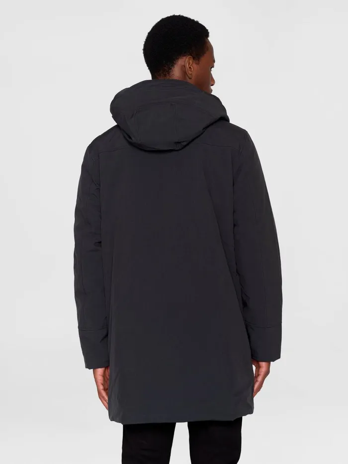 KnowledgeCotton Apparel Jackets And Vests Long Soft Shell Jacket CLIMATE SHELL Black Jet 8211 Men KnowledgeCotton Apparel Jackets And Vests Long Soft Shell Jacket CLIMATE SHELL Black Jet 8211 Men