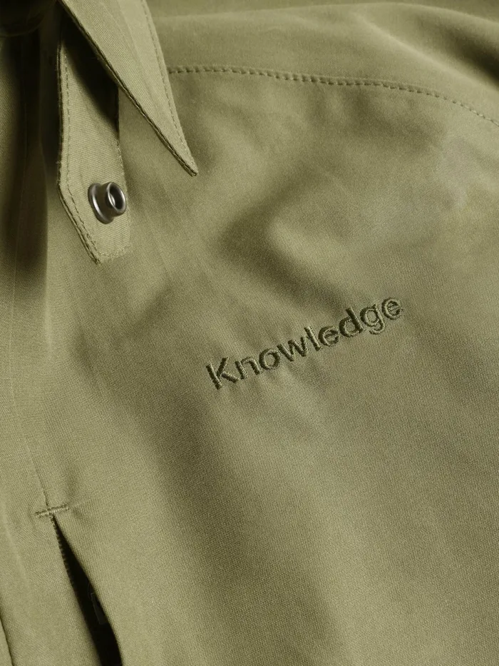 KnowledgeCotton Apparel Jackets And Vests Vent Canvas 200 Classic Jacket Gotsvegan 8211 Men