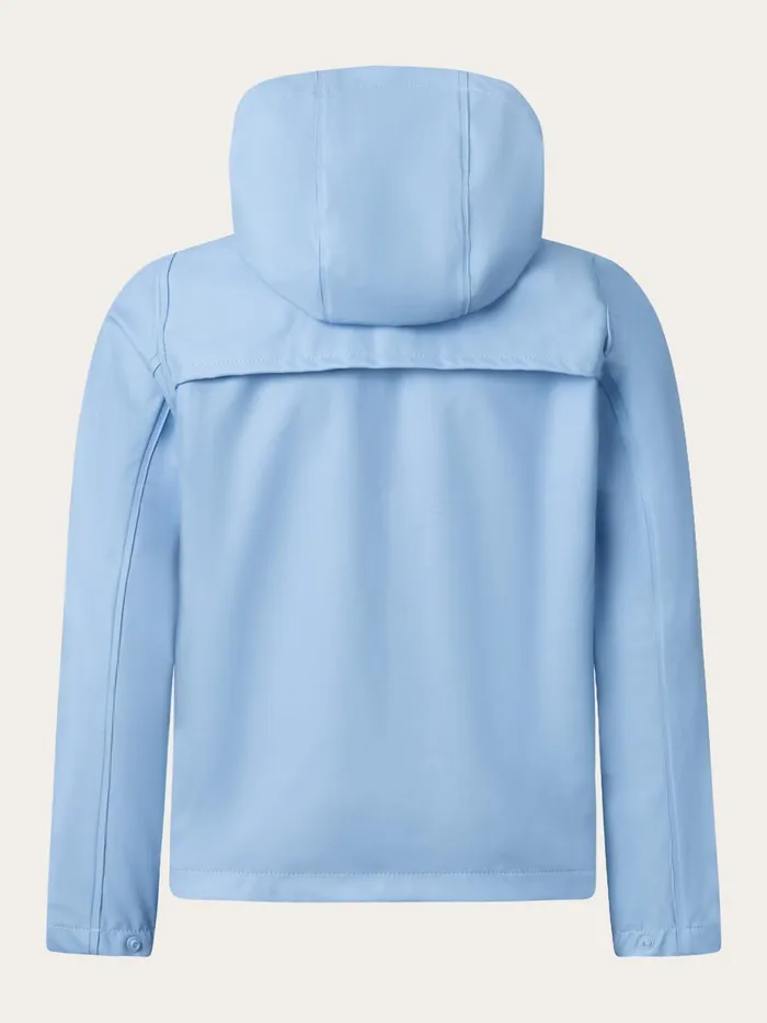 KnowledgeCotton Apparel Jackets Short Rain Jacket Chambray Blue 8211 Kids