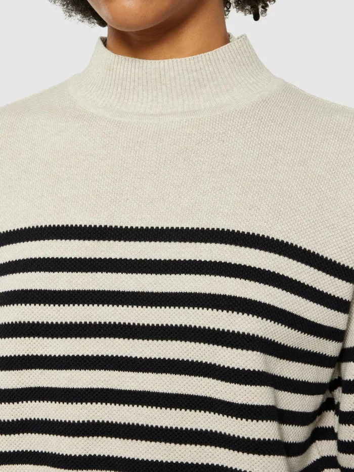 KnowledgeCotton Apparel Knits Cotton Micro Bubble Stripe Crew Neck Regenerative Organic Certified 8211 Women KnowledgeCotton Apparel Knits Cotton Micro Bubble Stripe Crew Neck Regenerative Organic Certified 8211 Women