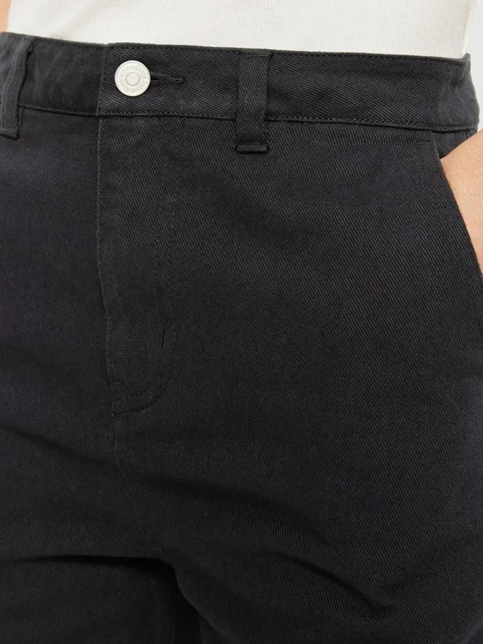 KnowledgeCotton Apparel Pants CALLA Tapered Midrise Twill Workwear Pants Gotsvegan 8211 Women