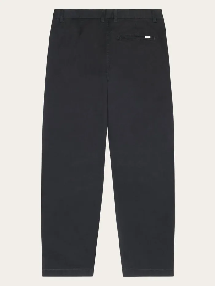 KnowledgeCotton Apparel Pants FLINT Organic Cotton Twill Chino GOTSVegan Black Jet 8211 Men KnowledgeCotton Apparel Pants FLINT Organic Cotton Twill Chino GOTSVegan Black Jet 8211 Men